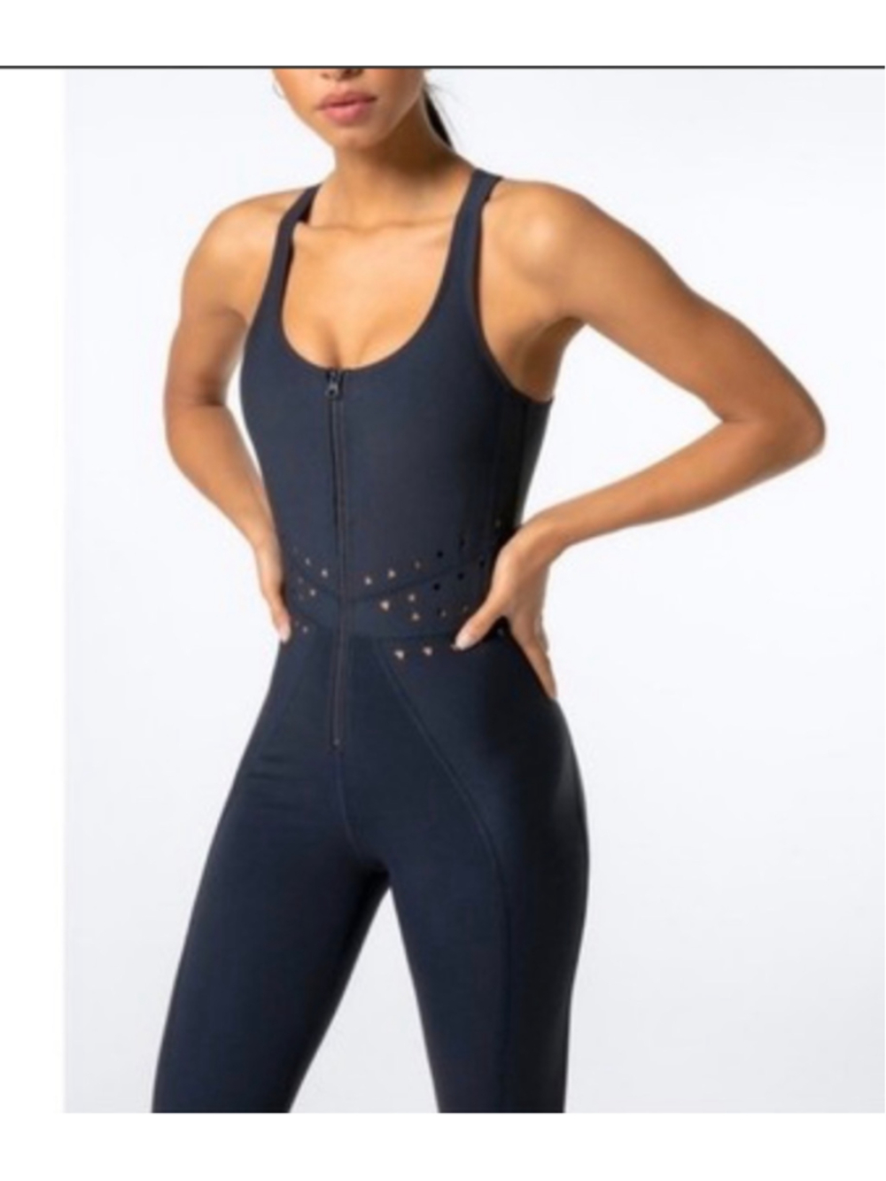 Gigi C Hunter Jumpsuit|Black|Small|NWT|